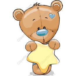 Cuddly Bear with Star