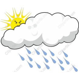 Whimsical Sun and Cloud