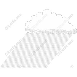 Whimsical Cloud and Rain