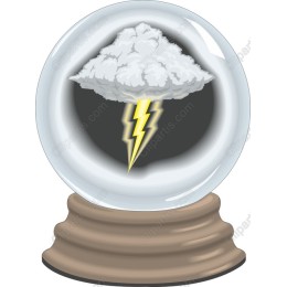 Stormy Snow Globe