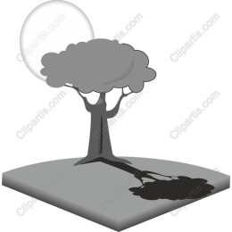 Stylized Tree with Shadow