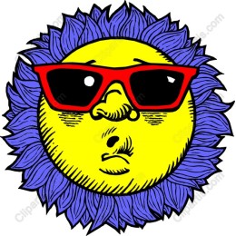 Cool Cartoon Sunglasses Sun