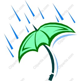 Charming Green Umbrella