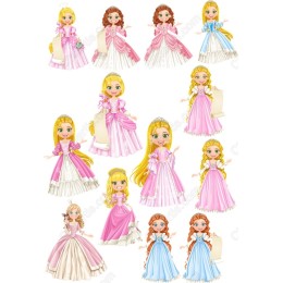 Princess Clipart Set - Whimsical