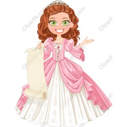 Princess with Scroll