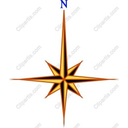 Elegant Compass Rose
