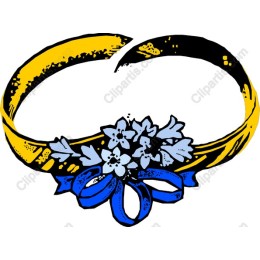 Charming Flower-Decorated Ribbon
