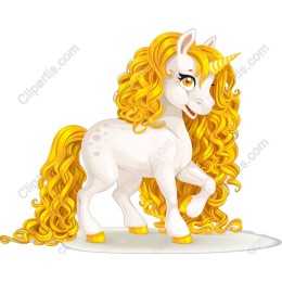 Golden Mane Unicorn