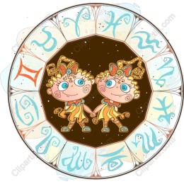 Whimsical Gemini Twins