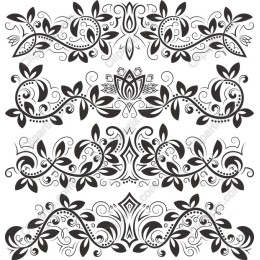 Elegant Floral Borders Pack