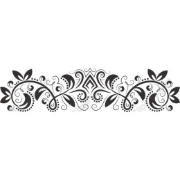 Decorative Floral Border