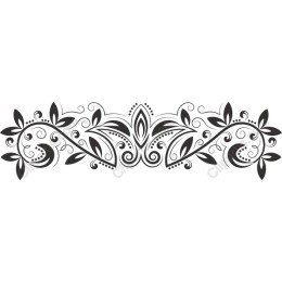 Elegant Floral Border