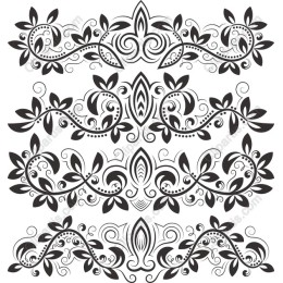 Elegant Floral Borders Collection