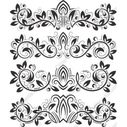 Elegant Floral Embellishments Set