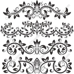 Ornate Floral Flourishes Pack