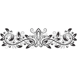 Elegant Floral Border