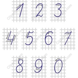 Playful Hand-Drawn Numeric Characters Set