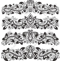 Intricate Floral Ornamental Collection