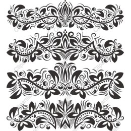 Elegant Floral Border Pack