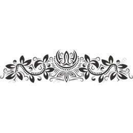 Elegant Floral Decorative Border