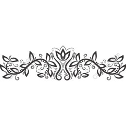 Elegant Floral Decorative Border
