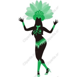 Vibrant Carnival Dancer