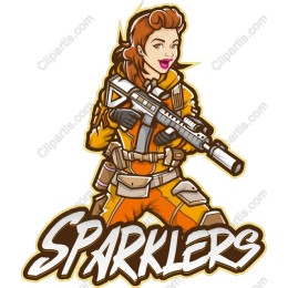 Fierce Female Warrior - SPARKLERS