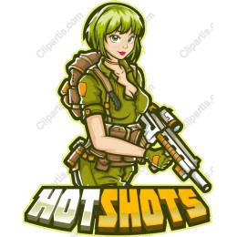 Fierce Female Soldier