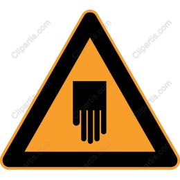 Caution Hand Warning Sign