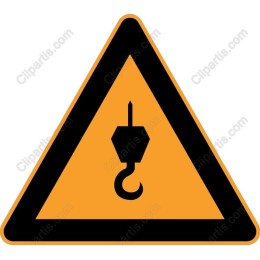Crane Hook Warning Sign