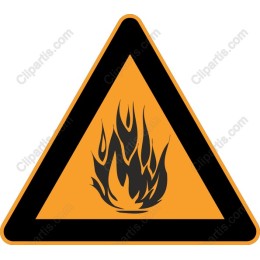 Flame Hazard Warning Sign