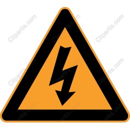 Electric Hazard Caution Sign