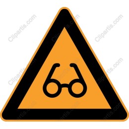 Caution: Eye Protection Required