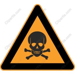 Warning Skull and Crossbones