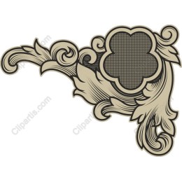 Vintage Corner Ornament