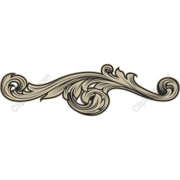 Elegant Ornate Floral Swirl