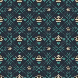 Royal Hearts Pattern