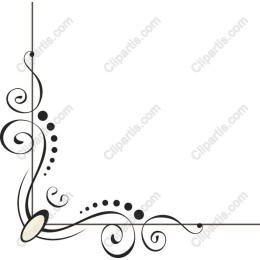 Elegant Decorative Corner Flourish