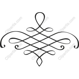 Elegant Swirling Decorative Motif