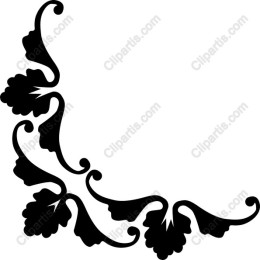 Elegant Floral Corner Ornament