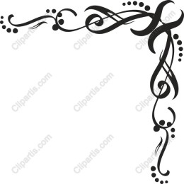 Elegant Black Decorative Corner