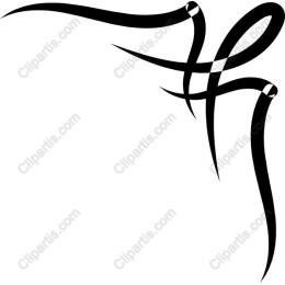 Elegant Flowing Lines Clipart