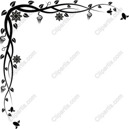 Floral Vine Decorative Frame