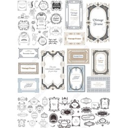 Vintage Frame Clipart Set