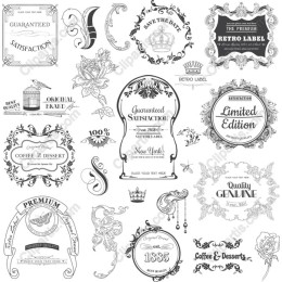 Vintage Decorative Labels Collection