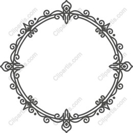Elegant Ornamental Frame Clipart
