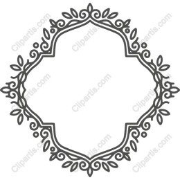 Elegant Decorative Floral Frame
