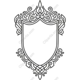 Ornate Decorative Shield