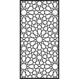 Intricate Geometric Star Pattern
