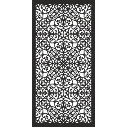 Elegant Black Filigree Pattern